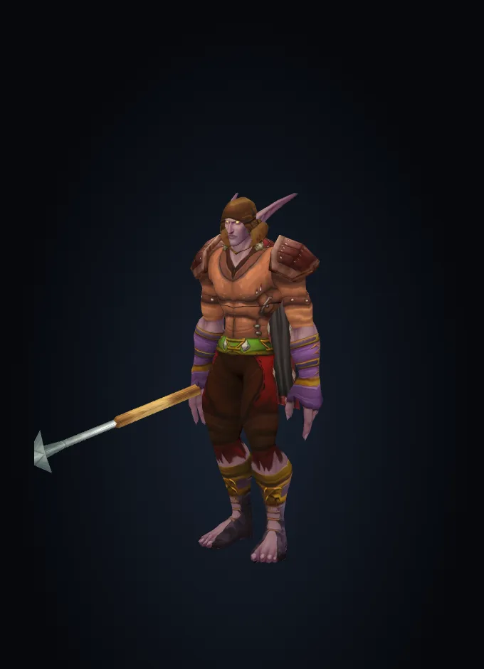 Night Elf Hunter in the best level 20 gear, Alliance