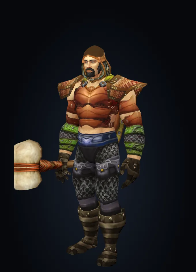 Human Warrior in the best level 20 gear, Alliance