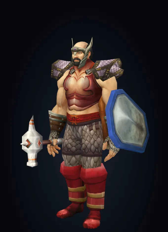 Guerrier Humain avec le meilleur stuff du niveau 30, Alliance
