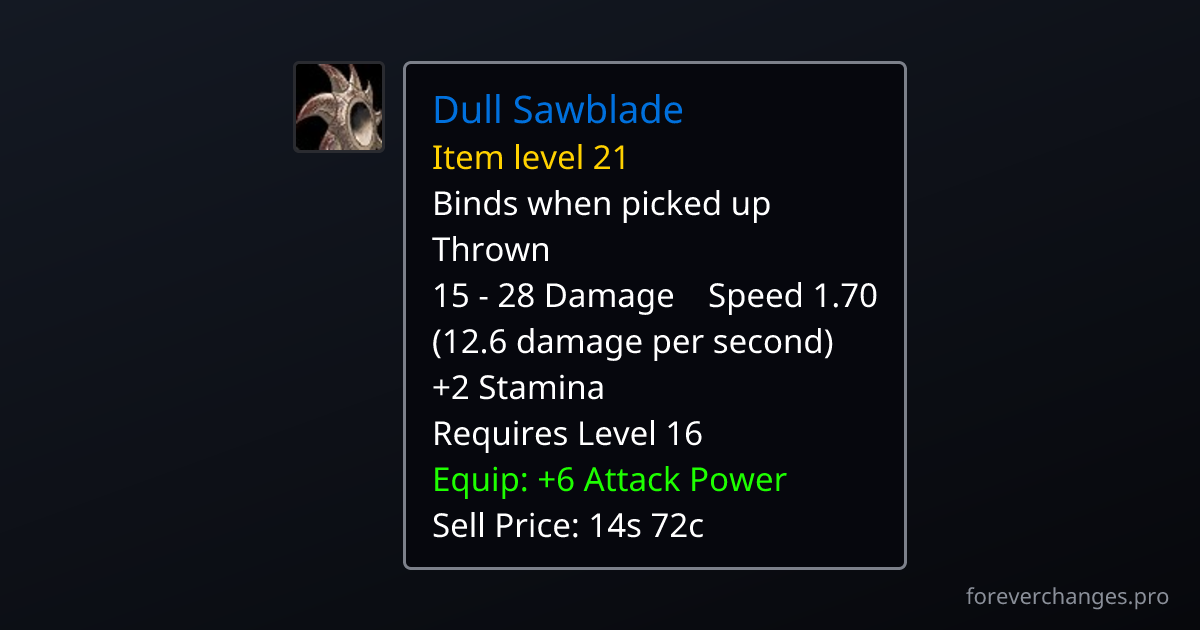 Dull Sawblade: Sneed's Shredder drop in The Deadmines · WoW Forever ...