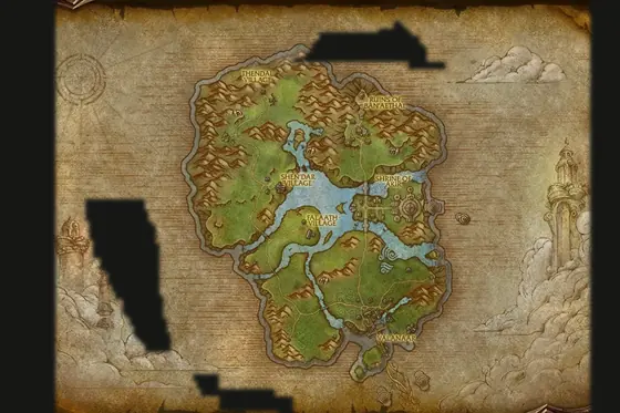 Die Spielkarte von Die Insel Zephras